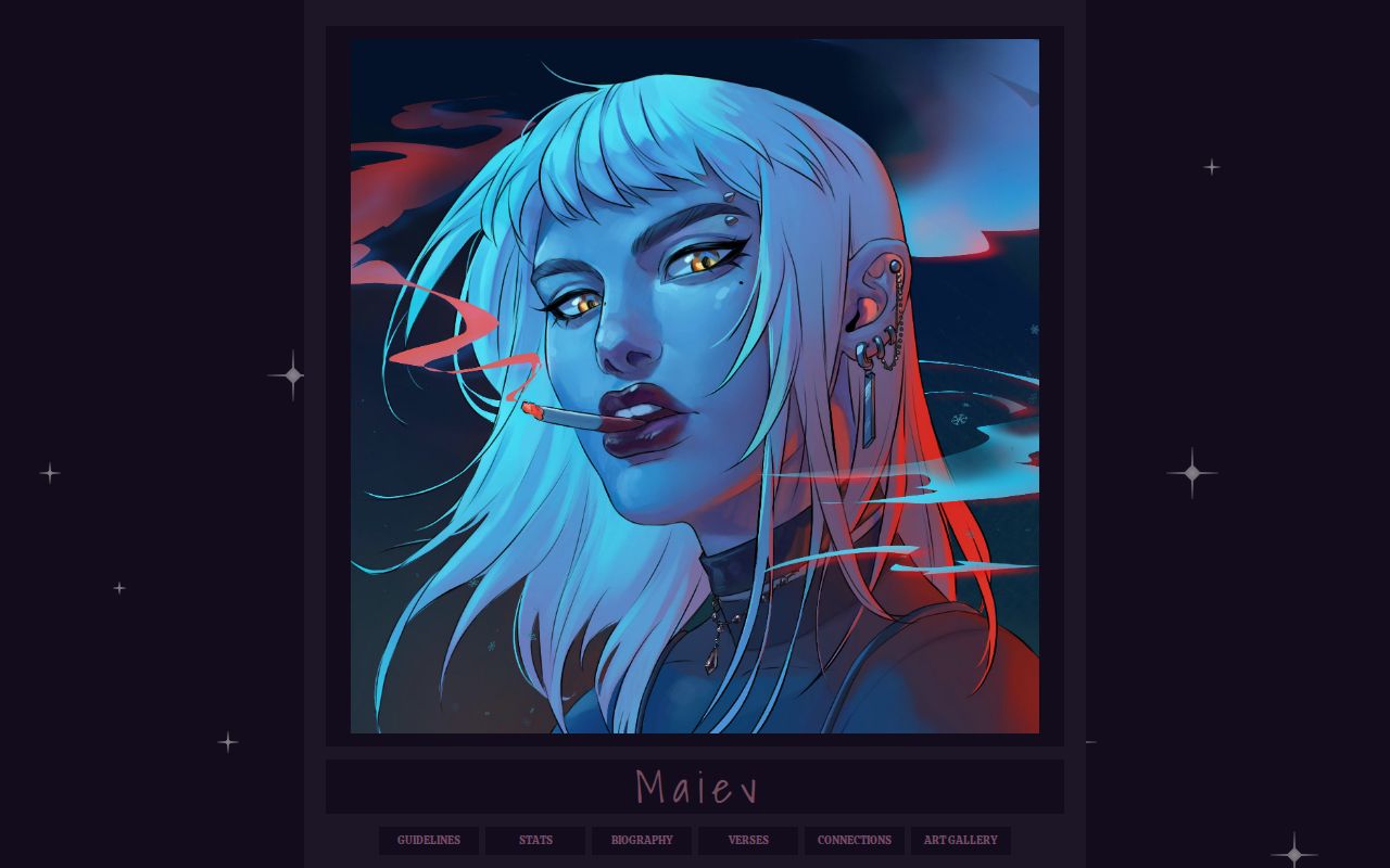 Carrd profile picture for @maiev